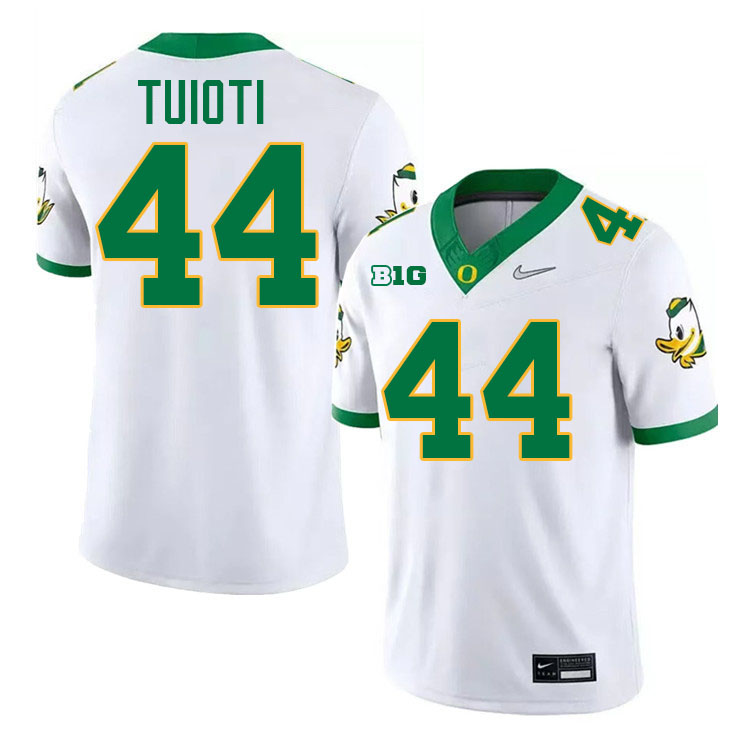 Teitum Tuioti Oregon Jersey,Oregon Ducks Football Uniforms Youth-White 2024